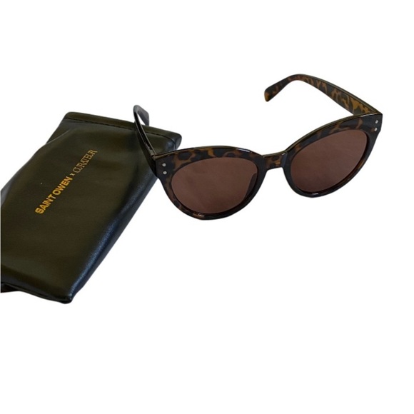 New Saint Owen x Curateur WYLDE Tortoise Shell Sunglasses - Picture 14 of 15